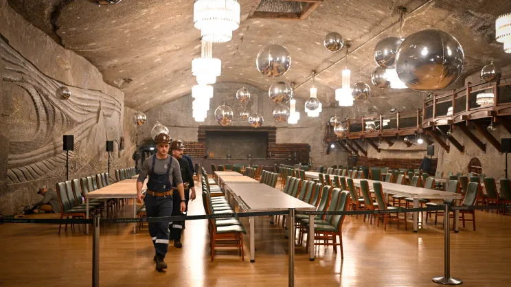Komora Warszawa w kopalni soli w WIeliczce