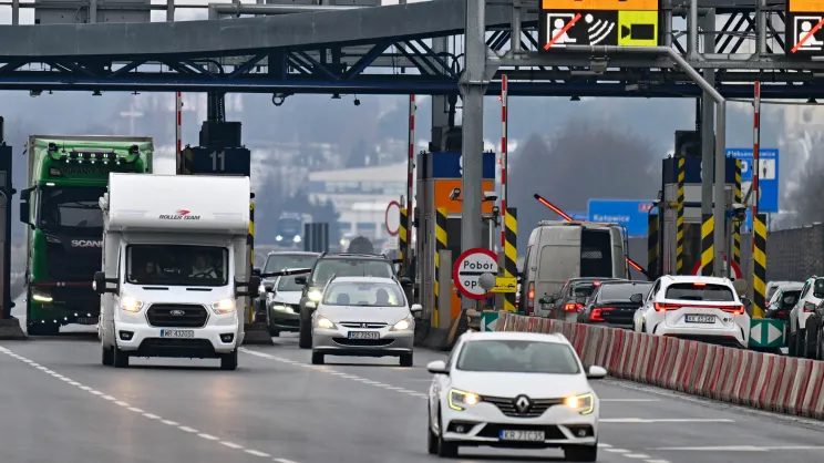 Bramki poboru opłat na A4