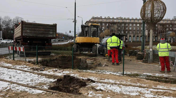Awaria wodociągowa na Placu Centralnym
