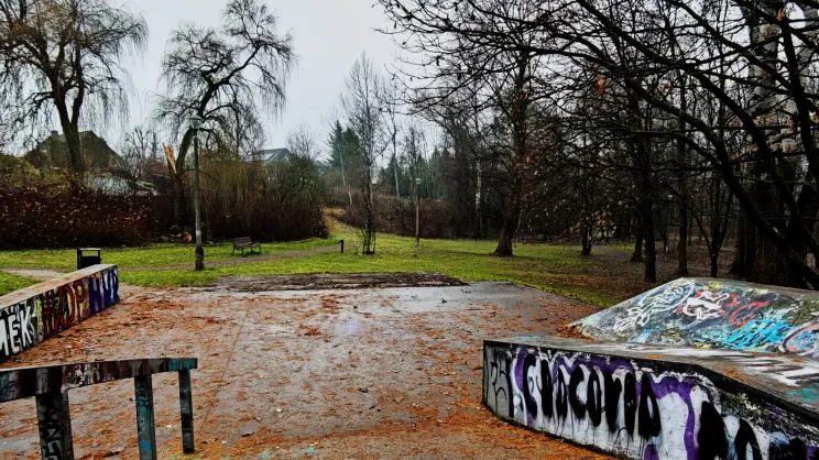 Skatepark w Parku Lilli Wenedy