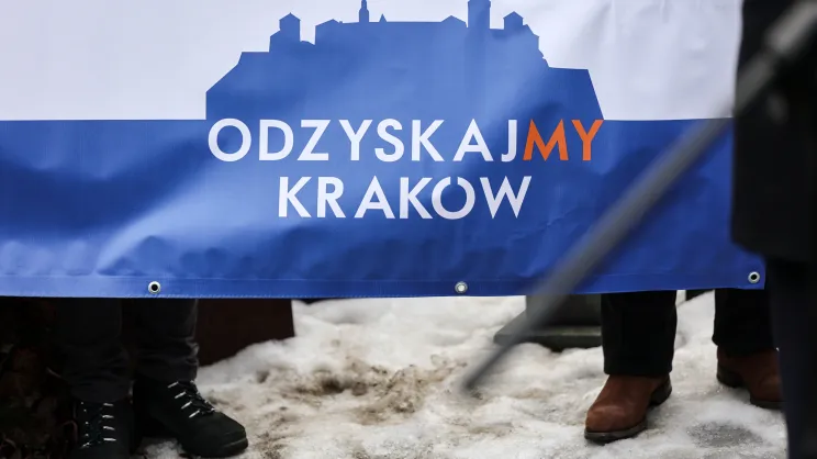 Konferencji prasowej w sprawie referendum odwolawczego prezydenta Miszalskiego