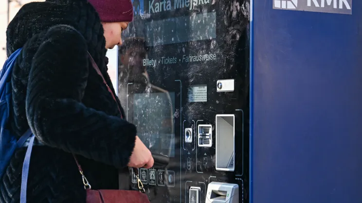 Automat biletowy KMK