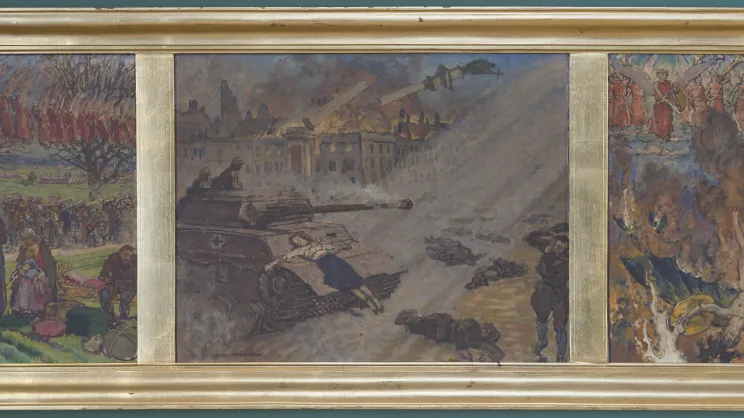 Józef Mehoffer, Tryptyk „Powstanie warszawskie”