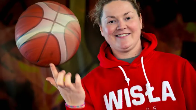 Martyna Stasiuk - zawodniczka drużyny koszykarskiej Wisła Kraków