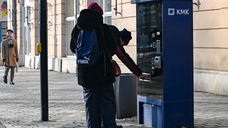 Automat biletowy KMK