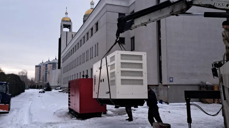 Transport pomocy dla mieszkańców Kijowa