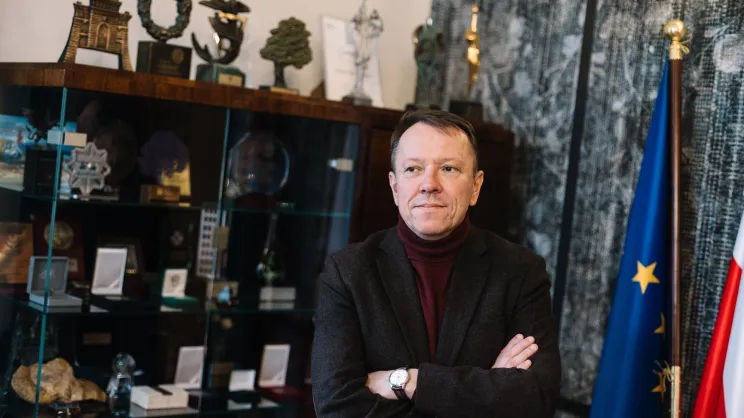 Rektor UEK, dr hab. Bernard Ziębicki