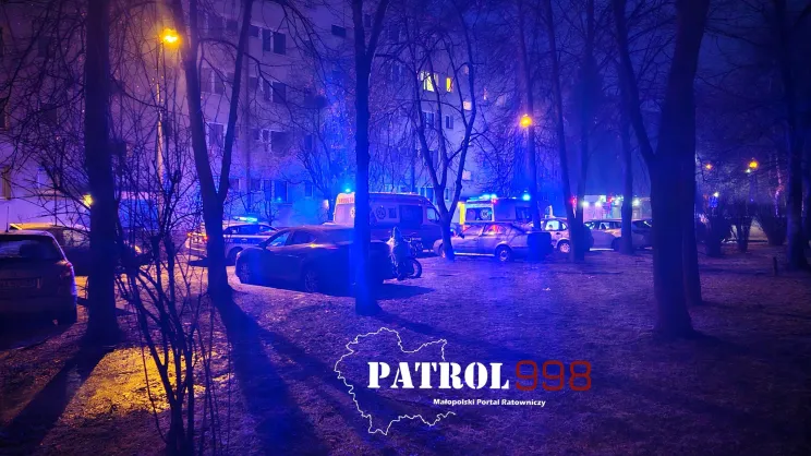 Śmigłowiec LPR na ul. Armii Krajowej