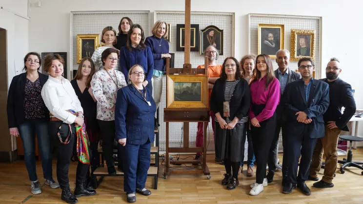 Zespół badawczy z Muzeum Narodowego w Krakowie