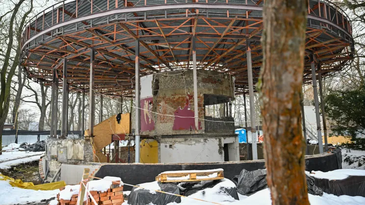Remont Jordanówki w Parku Jordana
