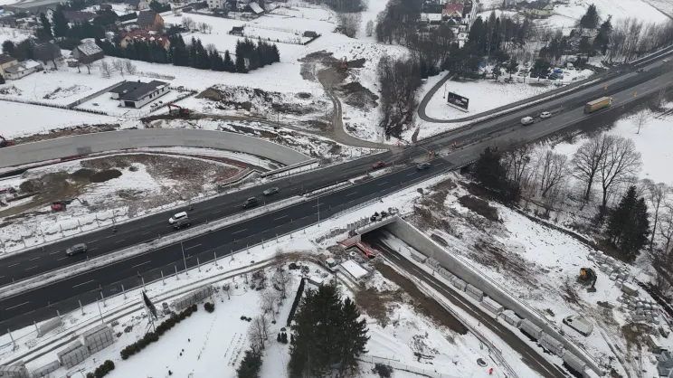 Budowa węzła w Krzyszkowicach