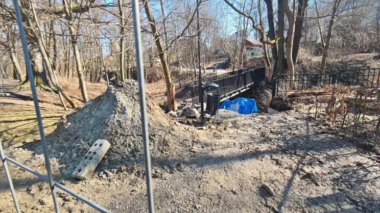 Przebudowa kładki w Parku Jerzmanowskich