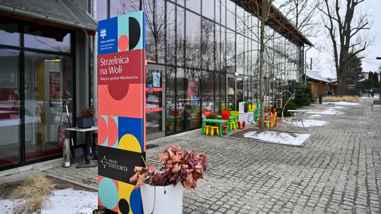 Budynek Strzelnicy na Woli Justowskiej