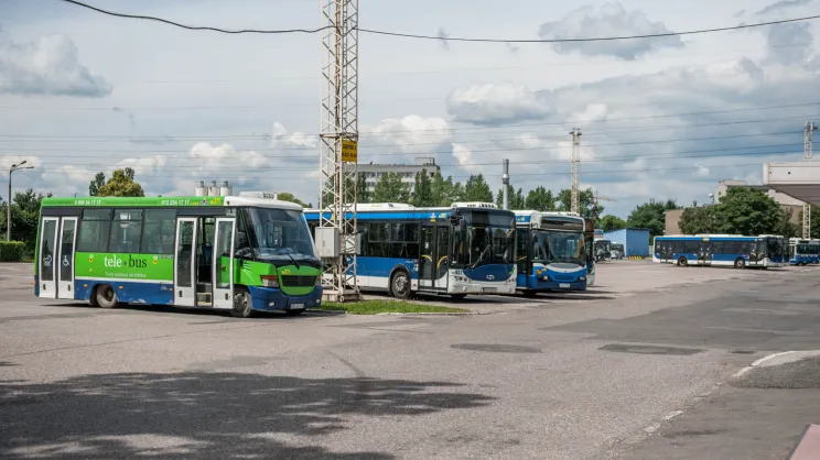 Autobusy w Krakowie, zdjęcie z roku 2015