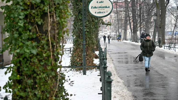 Nieczynna kawiarnia Zakopianka na Plantach