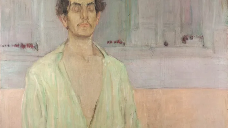Leopold Gottlieb, Autoportret / Cisza, 1907, kolekcja Esther Charrin, fot. © Art & Modern Foundation