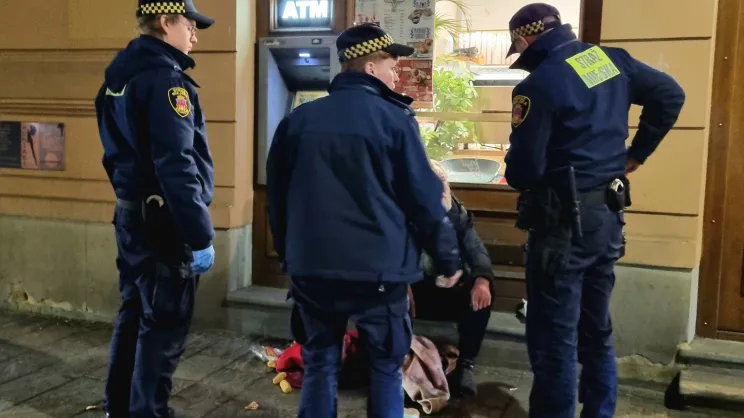 Kontrole w centrum Krakowa
