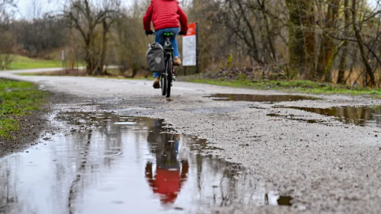 Ścieżka pieszo-rowerowa na ul. Wyłom