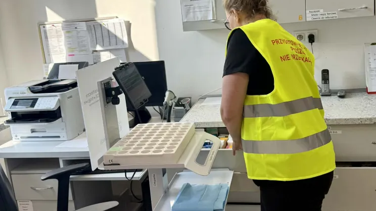 Elektroniczne tace w szpitalu wojskowym w Krakowie