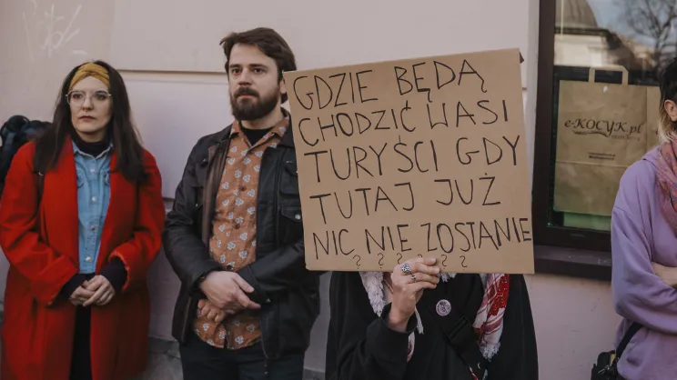 Drugi – tym razem ośmiogodzinny protest przeciwko budowie hotelu przy ul. Bożego Ciała