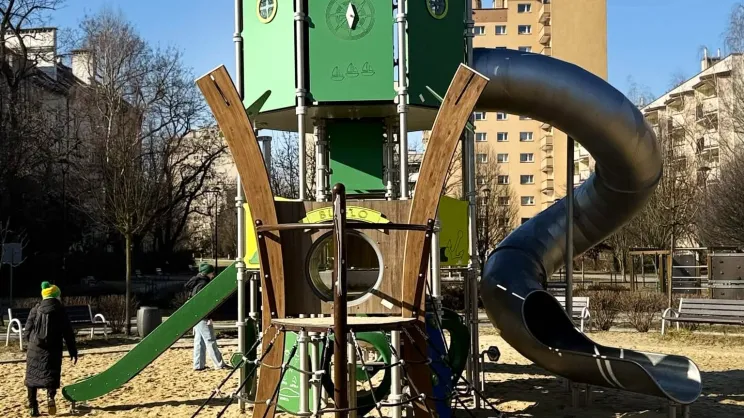 Nowe atrakcje w ogródku jordanowskim przy ul. Rostworowskiego