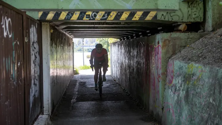 Tunel przy Stopniu Wodnym Dąbie