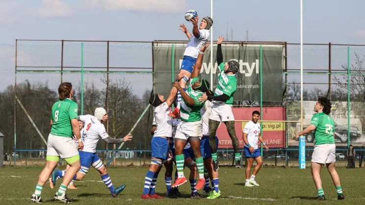 Mecz rugby Juvenia Kraków - AZS AWF Warszawa