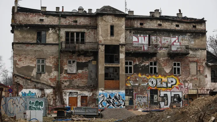 Pustostan przy ul. Grzegórzeckiej