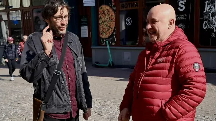 Od lewej: Jerzy Drobot, Marek Ostrowski 