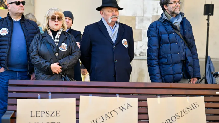 Protest przeciwko zagospodarowaniu terenów na Rybitwach