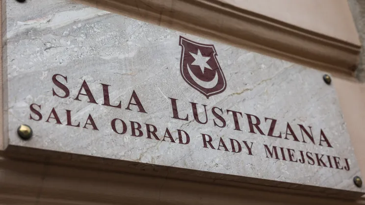 Sala obrad Rady Miejskiej w Tarnowie
