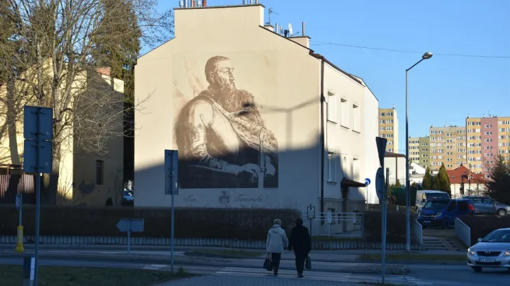 Mural hetmana Jana Tarnowskiego