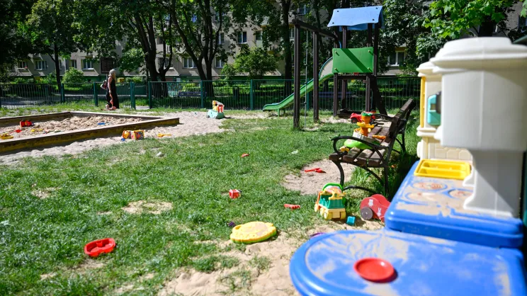 Plac zabaw przy Opolskiej
