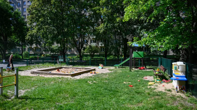 Plac zabaw przy Opolskiej