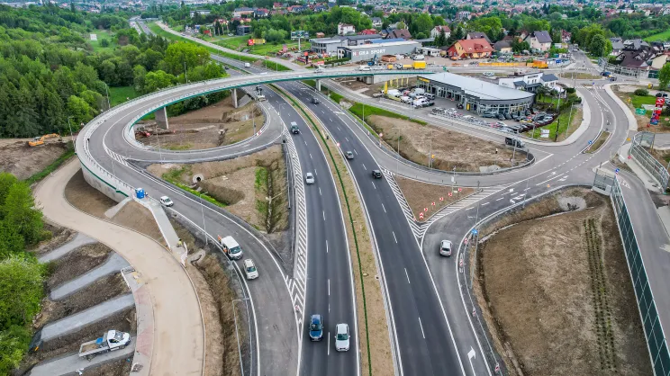 Budowa węzła w Myślenicach - maj 2026