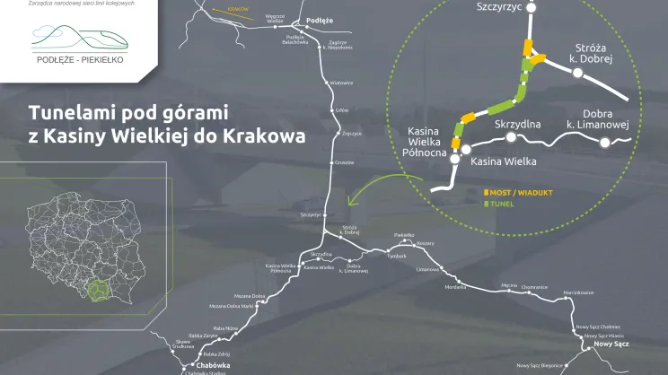 Odcinek Kasina Wielka - Szczyrzyc