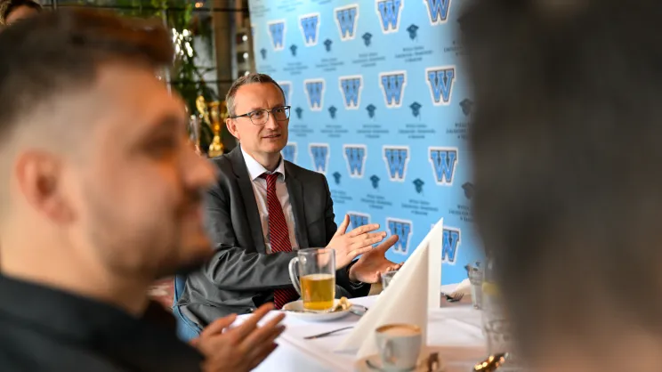 mgr Krzysztof Roszczynialski, rektor Wyższej Szkoły Zarządzania i Bankowości w Krakowie