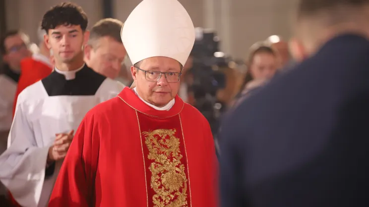 Kardynał Grzegorz Ryś podczas beatyfikacji 