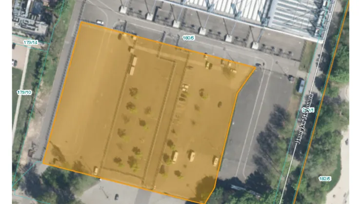 Teren przeznaczony pod dzierżawę na prowadzenie parkingu