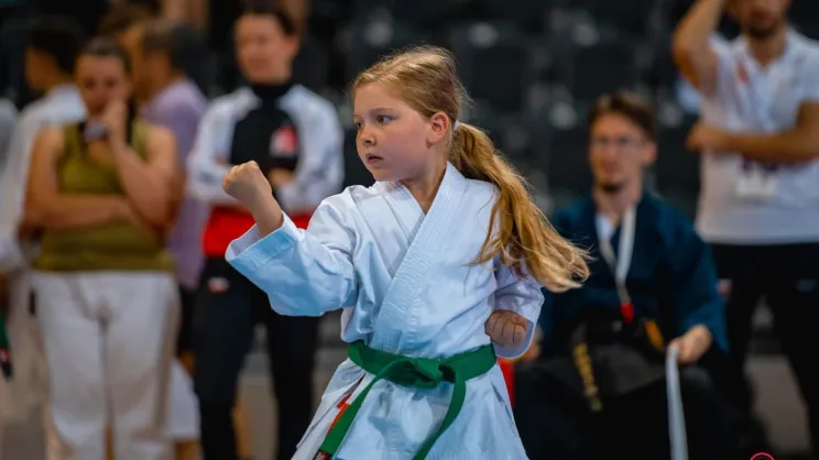Zawodniczka karate