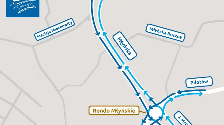 Zmiany w ruchu na ul. Młyńskiej od 20 czerwca