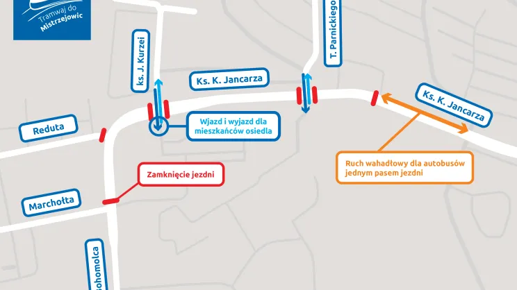 Drugi etap prac na ul. Bohomolca i Jancarza