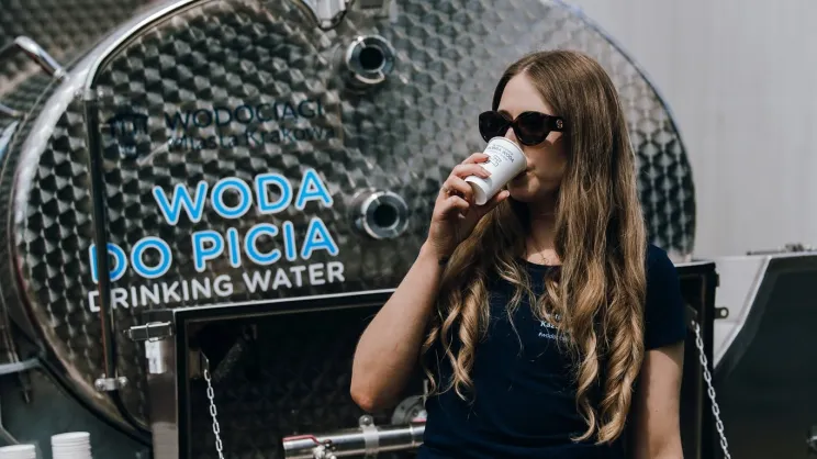 Beczkowozy z wodą pitną na upały
