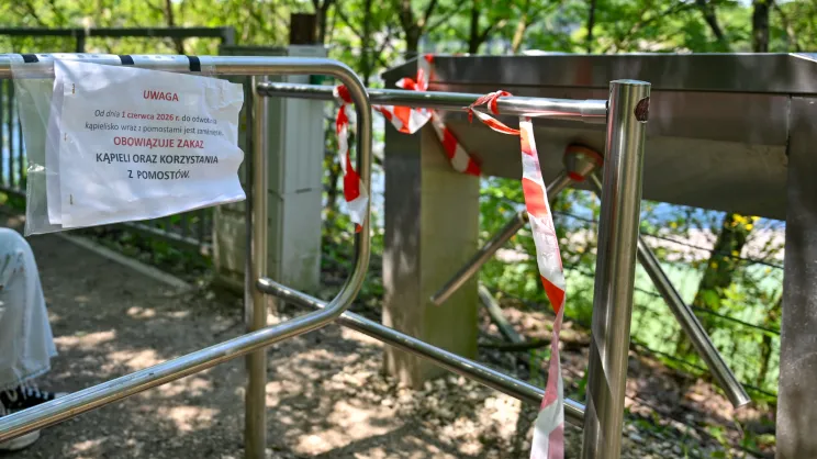 Zamknięte kąpieliska na Zakrzówku