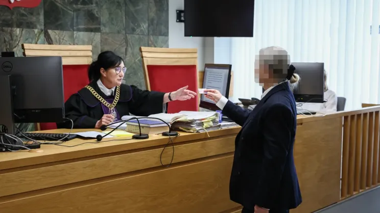 Elżbieta K. przed sądem