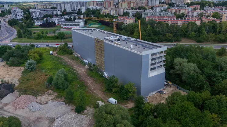 Budowa magazynów przy ul. Bora Komorowskiego