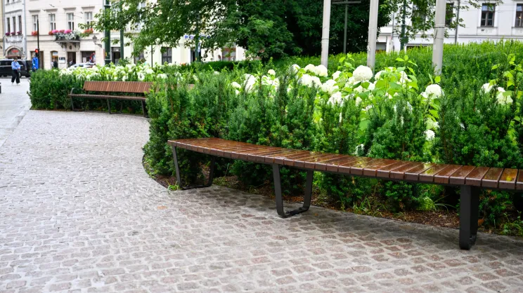 Skwer przed krakowskim magistratem