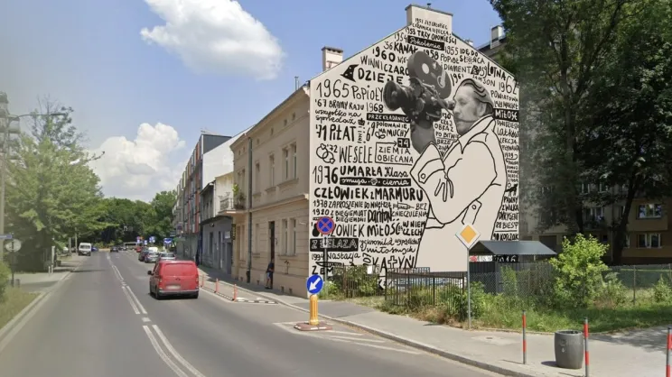 Wizualizacja projektu „Wajda czarno na białym”