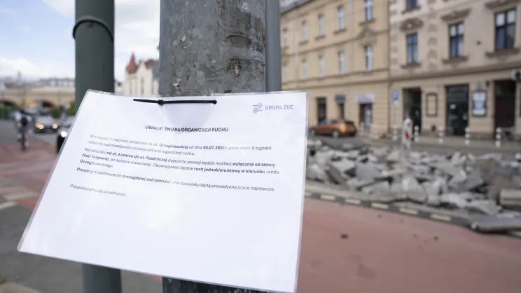 Remont ul. Grzegórzeckiej