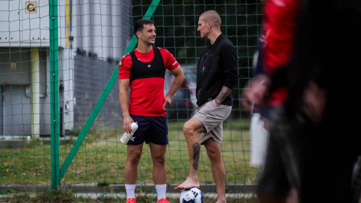Angel Rodado (z lewej) i Zdenek Ondraszek